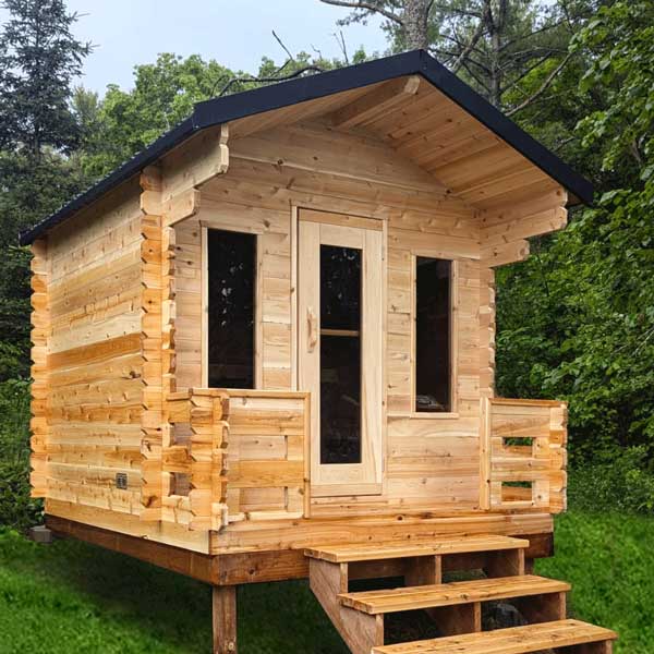 CT Georgian Cabin Sauna with Porch