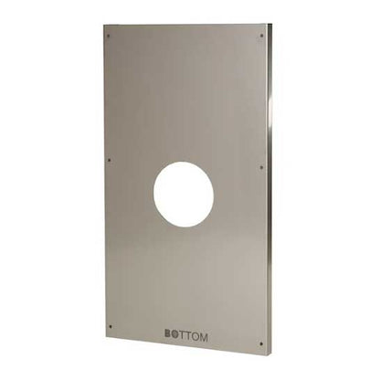 23"x42" Stainless Back Wall Plate with Hole