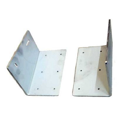 Sloped Overhang Roof Chimney Support Bracket (1 Left & 1 Right/Set)